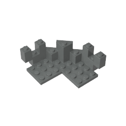 GDS-2168 - Castle Turret Top 7 x 7 Corner