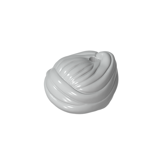 GDS-2173 - Minifig Hair Swept Back Into Bun