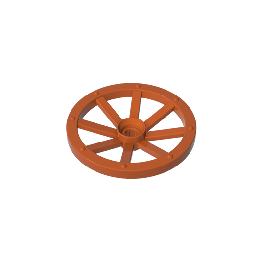 GDS-2221 - Wheel Wagon Large (33mm D.), Round Hole For Wheel Holder Pin