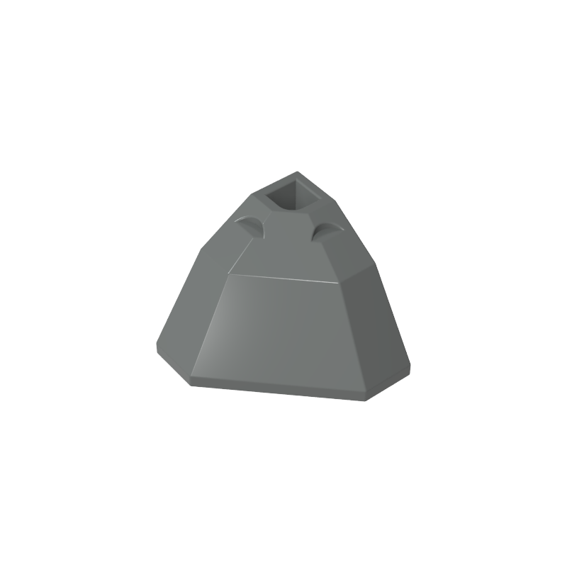 GDS-2228 - Wedge Sloped Inverted 3 x 3 x 2 Facet