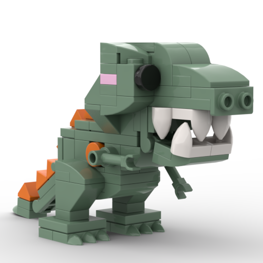 Jurassic BrickHeadz Size Collection - MOC Cube Animal Bricks