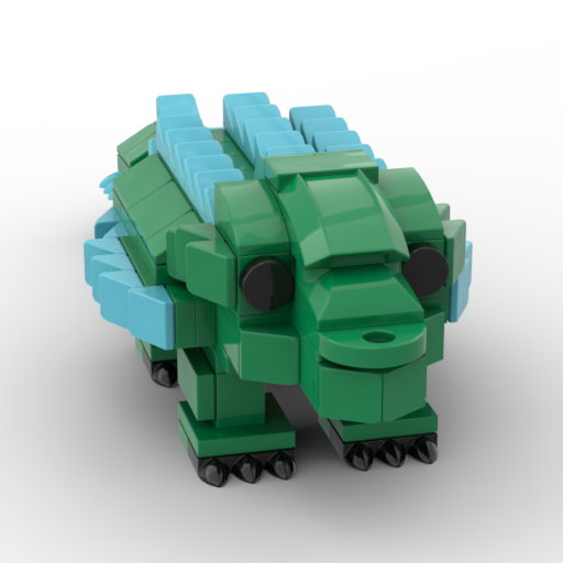 Jurassic BrickHeadz Size Collection - MOC Cube Animal Bricks