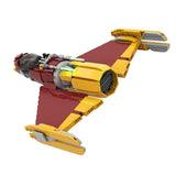 GOBRICKS MOC 158204 SW Ahsoka Shin Hati’s Starfighter MOC minifig scale