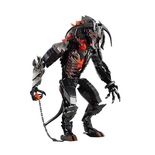 GOBRICKS MOC 113670 The Lord of the Rings Balrog of Moria