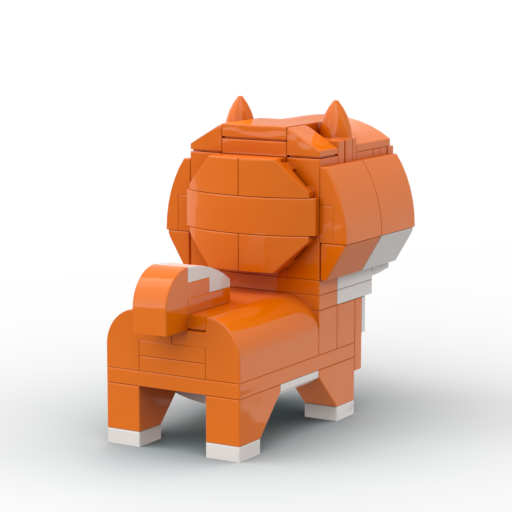 Shiba Inu - Dog - MOC Cube Animal Bricks