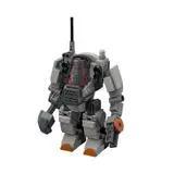 GOBRICKS MOC 171661 Beefed-up city space construction mech