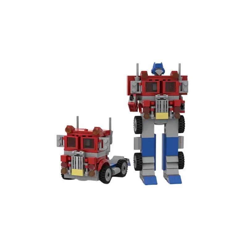 GOBRICKS MOC 168796 Optimus Prime - old Speed Champions scale– MOC
