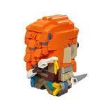 GOBRICKS MOC 171549 Horizon Zero Dawn Aloy Brickheadz