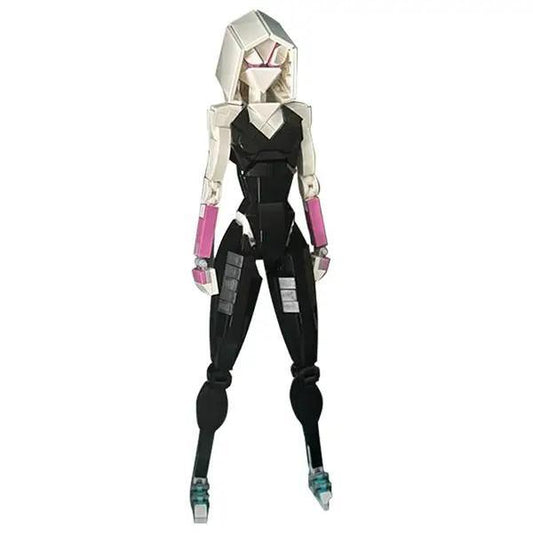 GOBRICKS MOC 157377 Spider Gwen from SPIDER MAN ACROSS THE SPIDER-VERSE