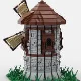 GOBRICKS MOC 154793 Medieval Windmill