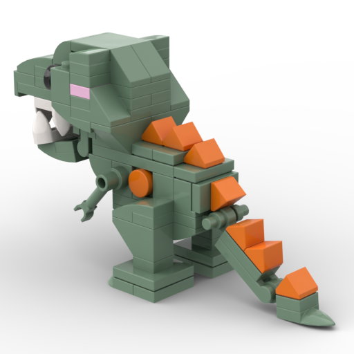 Jurassic BrickHeadz Size Collection - MOC Cube Animal Bricks