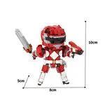 GOBRICKS MOC 165490 SD RED RANGER