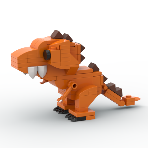 Jurassic BrickHeadz Size Collection - MOC Cube Animal Bricks