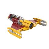 GOBRICKS MOC 158204 SW Ahsoka Shin Hati’s Starfighter MOC minifig scale