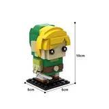 GOBRICKS MOC 79861 LINK (The Legend of Zelda: Four Swords Adventures)