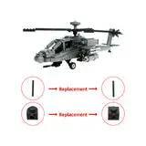 GOBRICKS MOC 154144 AH-64D Apache Longbow
