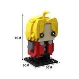 GOBRICKS MOC 162364 Fullmetal Alchemist: Edward "Ed" Elric Brickheadz