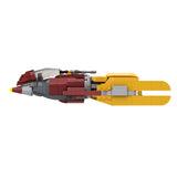 GOBRICKS MOC 158204 SW Ahsoka Shin Hati’s Starfighter MOC minifig scale