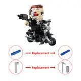 GOBRICKS MOC 166963 T-800+bike