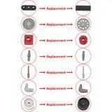 GOBRICKS MOC 153390 MOCturnal Mini Icons Corvette C1