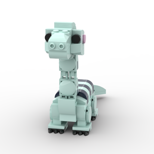 Jurassic BrickHeadz Size Collection - MOC Cube Animal Bricks