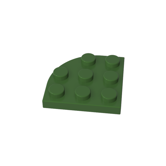 GDS-570 - Plate Round Corner 3 x 3