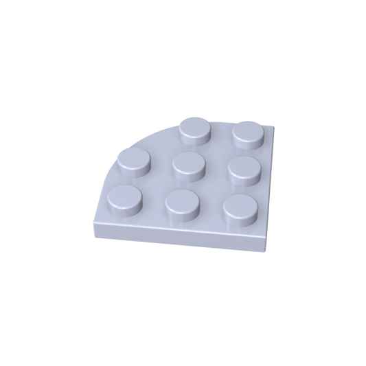 GDS-570 - Plate Round Corner 3 x 3