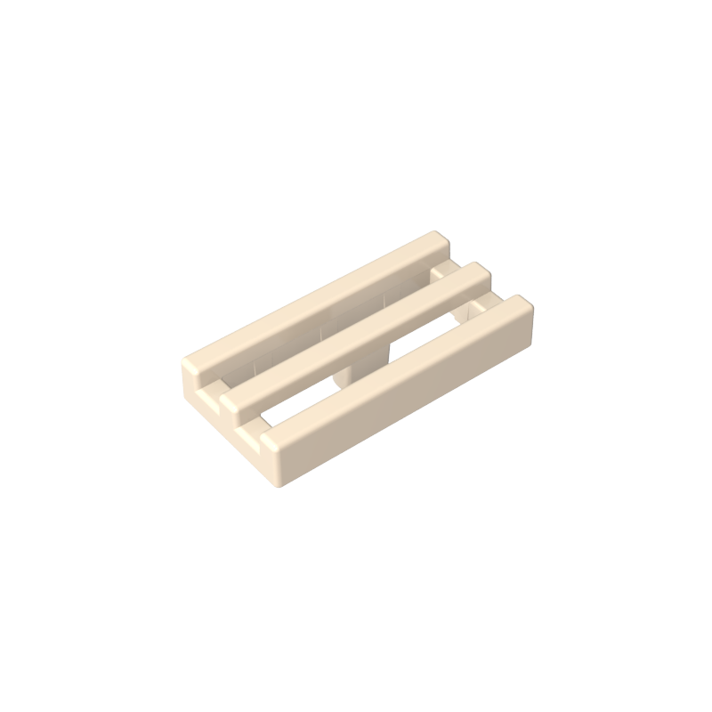 GDS-602 - Tile Special 1 x 2 Grille with Bottom Groove