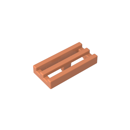 GDS-602 - Tile Special 1 x 2 Grille with Bottom Groove