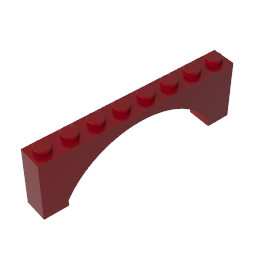 GDS-677 - Brick Arch 1 x 8 x 2 Raised