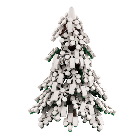 GOBRICKS MOC 108036 Winter Fir / Pine Tree
