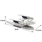 GOBRICKS MOC 155862 Oberth Class Starship, Star Trek (USS Grissom & USS Pegasus)