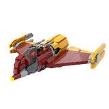 GOBRICKS MOC 158204 SW Ahsoka Shin Hati’s Starfighter MOC minifig scale