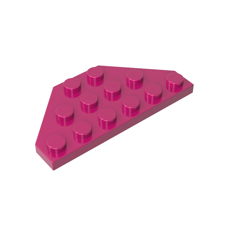 GDS-703 - Wedge Plate 3 x 6 Cut Corners