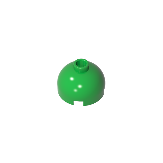 GDS-742 - Brick Round 2 x 2 Dome Top - Blocked Open Stud without Bottom Axle Holder