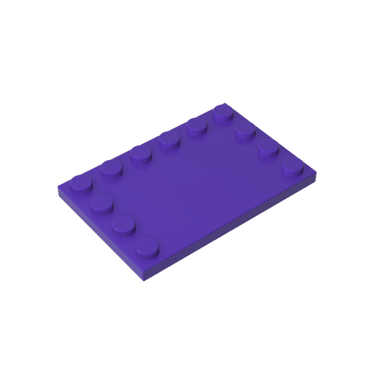 GDS-757 - Plate Special 4 x 6 with Studs on 3 Edges