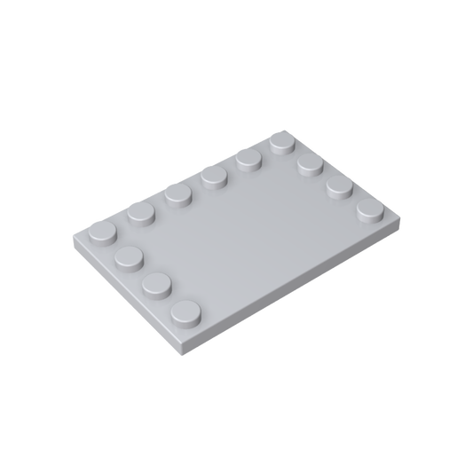 GDS-757 - Plate Special 4 x 6 with Studs on 3 Edges