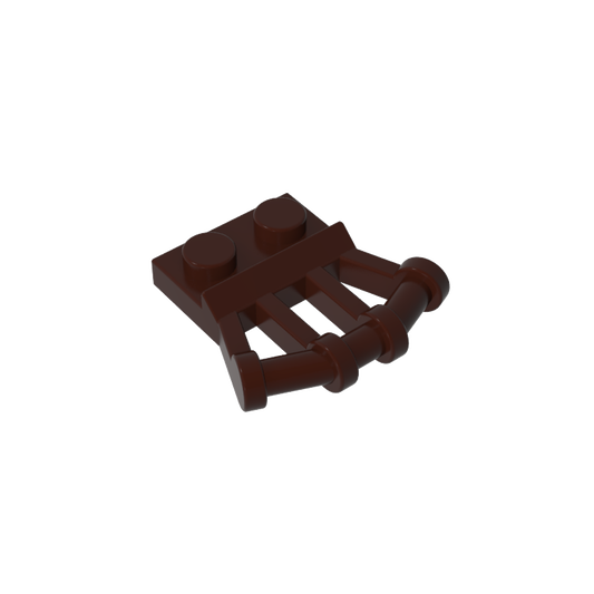 GDS-771 - Plate Special 1 x 2 with Angled Handles on Side
