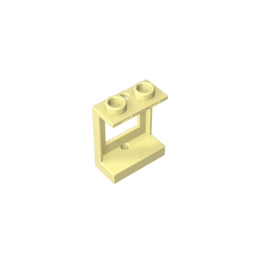 GDS-784 - Window 1 x 2 x 2 Plane, Single Hole Top and Bottom for Glass