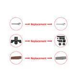 GOBRICKS MOC 82798 Alligator locomotive replacement model