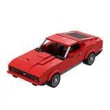 GOBRICKS MOC 138347 1971 Ford Mustang Mach 1