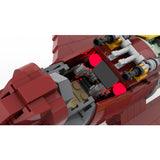 GOBRICKS MOC 158204 SW Ahsoka Shin Hati’s Starfighter MOC minifig scale