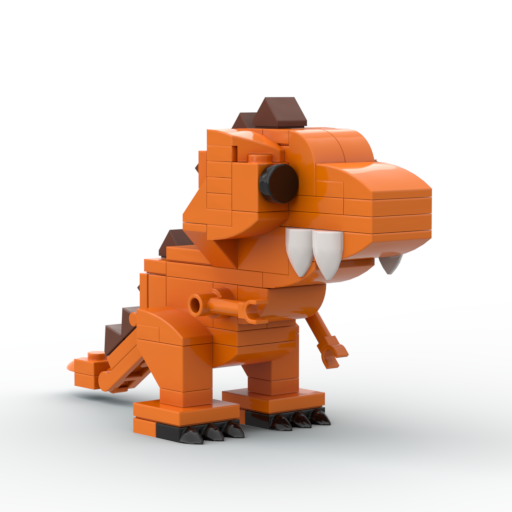 Jurassic BrickHeadz Size Collection - MOC Cube Animal Bricks