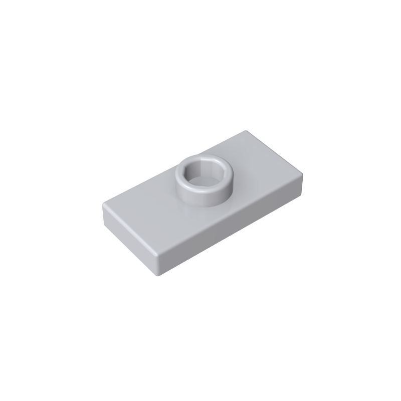 GDS-803 - Plate Special 1 x 2 with 1 Stud with Groove and Inside Stud Holder (Jumper)