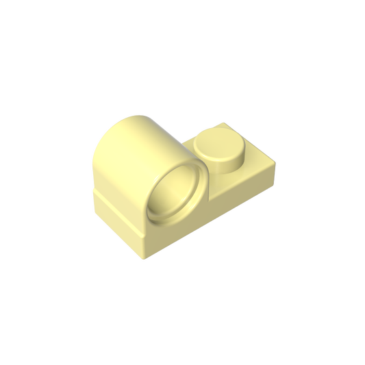 GDS-811 - Plate Special 1 x 2 with Pin Hole on Top