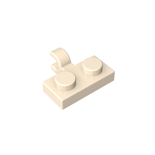 GDS-815 - Plate Special 1 x 2 with Clip Horizontal on Side