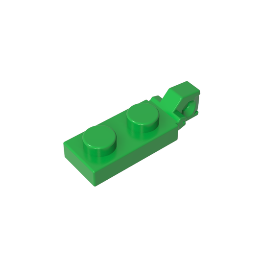 GDS-820 - Hinge Plate 1 x 2 Locking with 1 Finger On End, without Groove