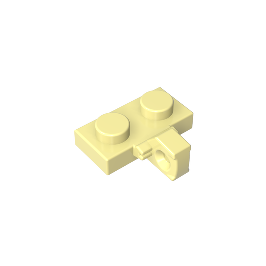 GDS-822 - Hinge Plate 1 x 2 Locking with 1 Finger on Side, without Groove