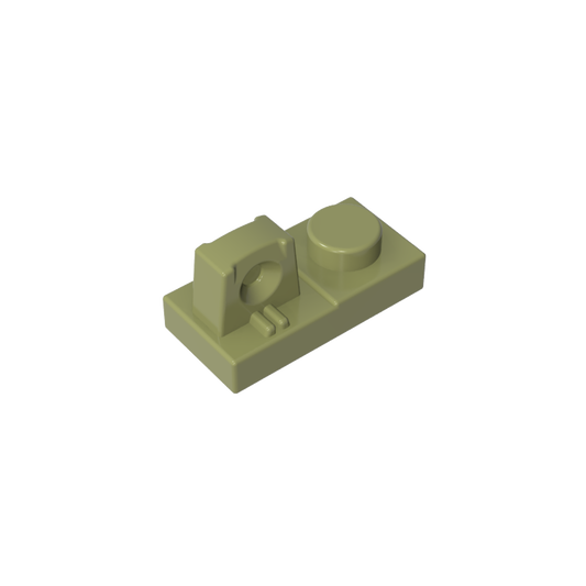 GDS-824 - Hinge Plate 1 x 2 Locking with 1 Finger On Top