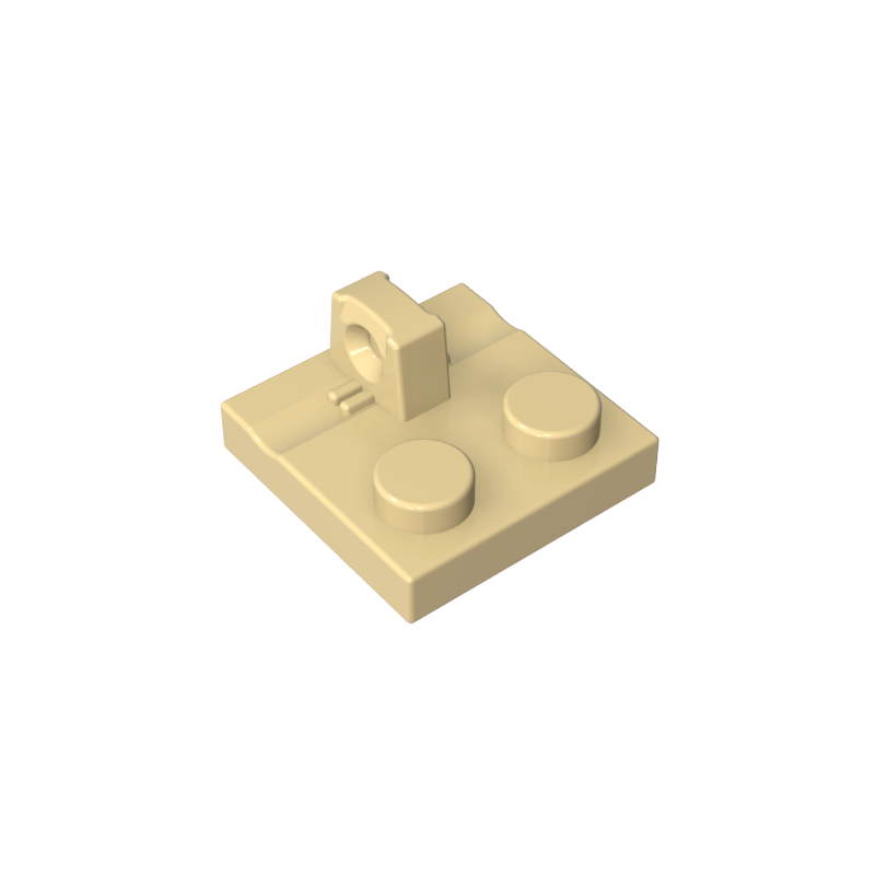 GDS-825 - Hinge Plate 2 x 2 Locking with 1 Finger on Top